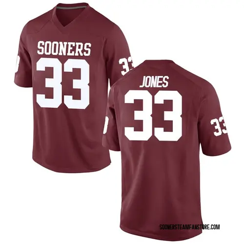 Youth Nike Ryan Jones Oklahoma Sooners Game Crimson Football College Jersey